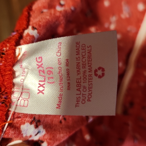 MWOT Nobo Red Shirred Dress with Ruffle (0618) 💥 - Picture 6 of 8